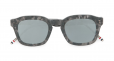 THOM BROWNE EYEWEAR marble effect square sunglasses