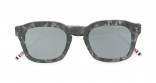 THOM BROWNE EYEWEAR marble effect square sunglasses