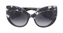 DOLCE & GABBANA EYEWEAR oversized cat-eye sunglasses