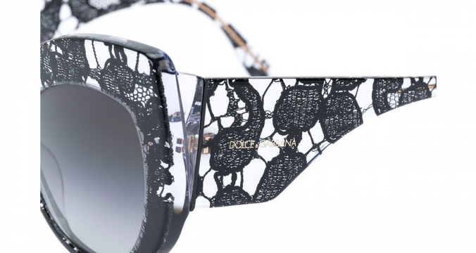 DOLCE & GABBANA EYEWEAR oversized cat-eye sunglasses