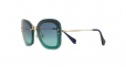 MIU MIU EYEWEAR oversized sunglasses