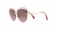 MIU MIU EYEWEAR oversized embellished sunglasses