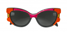 PRADA EYEWEAR velvet cat-eye sunglasses