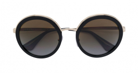 PRADA EYEWEAR round oversized...