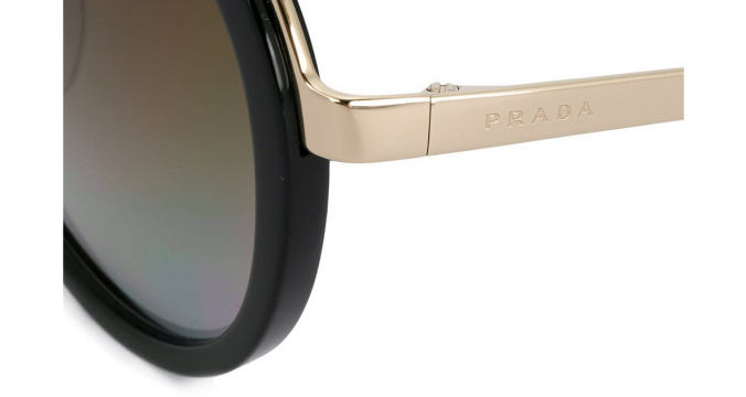 PRADA EYEWEAR round oversized sunglasses