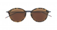 THOM BROWNE EYEWEAR round tortoiseshell sunglasses