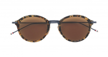 THOM BROWNE EYEWEAR round tortoiseshell sunglasses