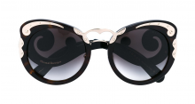 PRADA EYEWEAR rounded cat...