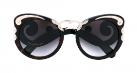 PRADA EYEWEAR rounded cat eye...