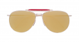 THOM BROWNE EYEWEAR Gold Aviators With Mirrored Lens