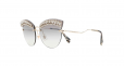 MIU MIU EYEWEAR faux-crystal embellished sunglasses