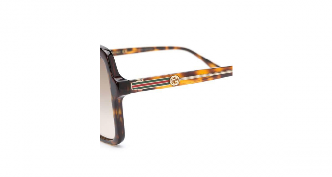 GUCCI EYEWEAR oversized sunglasses