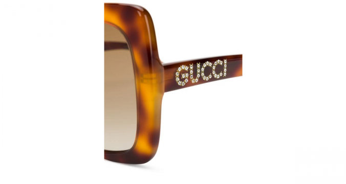 GUCCI EYEWEAR oversized sunglasses