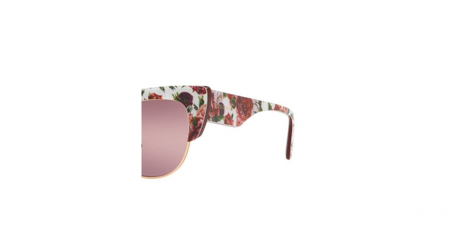 DOLCE & GABBANA EYEWEAR cat-eye floral sunglasses