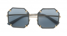 DOLCE & GABBANA EYEWEAR hexagonal metal sunglasses