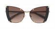 DOLCE & GABBANA EYEWEAR oversized cat eye sunglasses