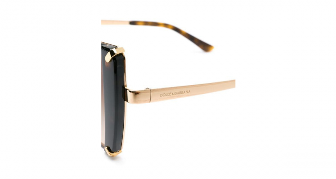 DOLCE & GABBANA EYEWEAR oversized cat eye sunglasses
