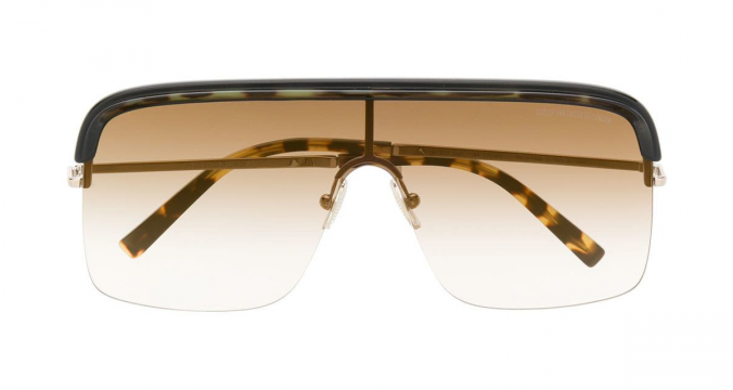 CUTLER & GROSS mask shaped sunglasses