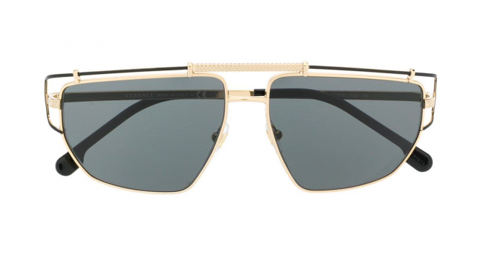VERSACE top bar square sunglasses