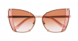 DOLCE & GABBANA EYEWEAR faceted butterfly sunglasses