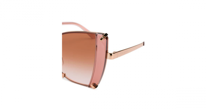 DOLCE & GABBANA EYEWEAR faceted butterfly sunglasses