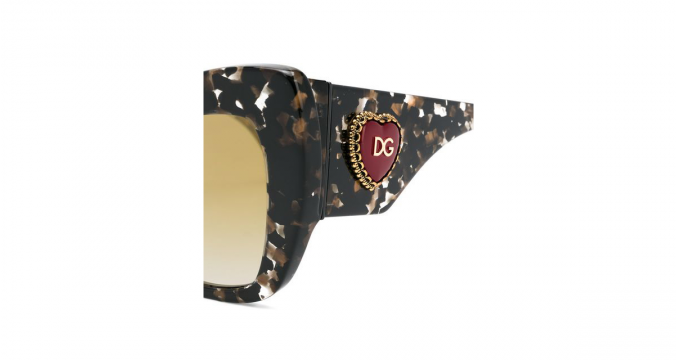 DOLCE & GABBANA EYEWEAR oversized cat-eye sunglasses