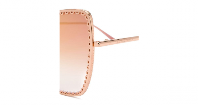 DOLCE & GABBANA EYEWEAR cat-eye shaped sunglasses