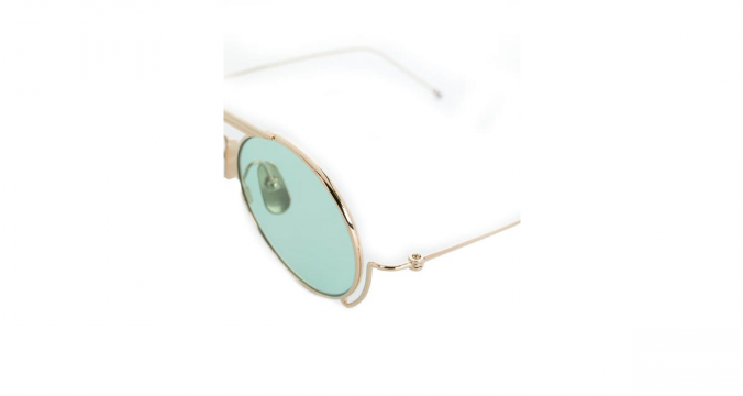 THOM BROWNE EYEWEAR round frame sunglasses