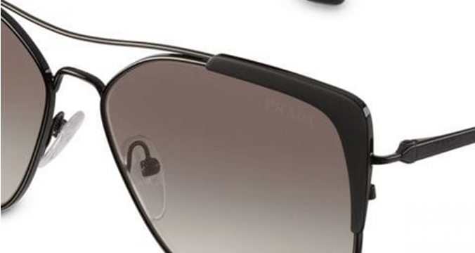 PRADA EYEWEAR aviator frame sunglasses