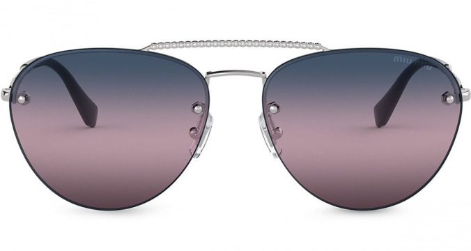 MIU MIU EYEWEAR aviator frame sunglasses