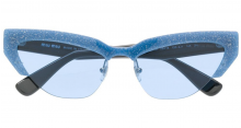 MIU MIU EYEWEAR cat eye glitter sunglasses