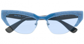 MIU MIU EYEWEAR cat eye glitter...