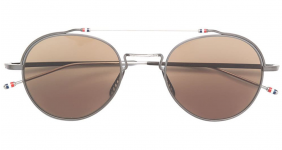 THOM BROWNE EYEWEAR round tinted...