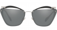 MIU MIU EYEWEAR cut out Rasoir sunglasses