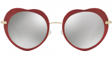 MIU MIU EYEWEAR Noir heart shaped sunglasses