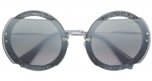 MIU MIU EYEWEAR round glitter sunglasses