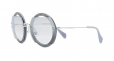 MIU MIU EYEWEAR round glitter sunglasses