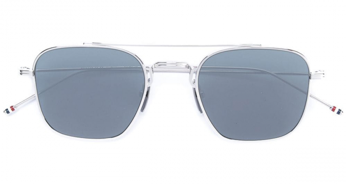 THOM BROWNE EYEWEAR square frame sunglasses