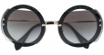 MIU MIU EYEWEAR round frame sunglasses