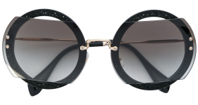 MIU MIU EYEWEAR round frame...