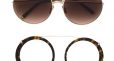 DOLCE & GABBANA EYEWEAR round frame sunglasses