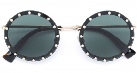 VALENTINO EYEWEAR round crystals...