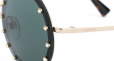 VALENTINO EYEWEAR round crystals sunglasses