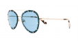 VALENTINO EYEWEAR embellished aviator sunglasses