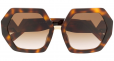 VALENTINO EYEWEAR oversized frame sunglasses