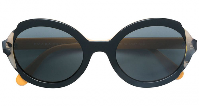 PRADA EYEWEAR round frame sunglasses