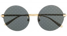 DOLCE & GABBANA EYEWEAR round frame polka dot sunglasses