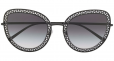 DOLCE & GABBANA EYEWEAR ornamented frame sunglasses