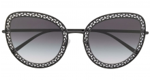 DOLCE & GABBANA EYEWEAR ornamented frame sunglasses