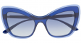 DOLCE & GABBANA EYEWEAR oversized cat eye sunglasses